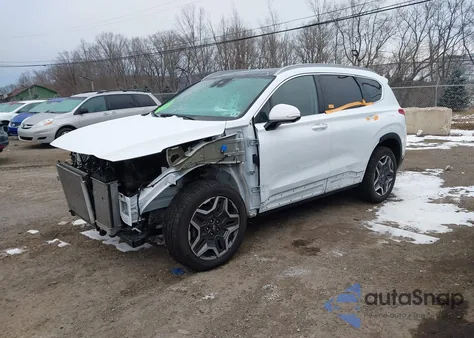 2021 Hyundai Santa Fe Limited z USA, uszkodzony, nr VIN 5NMS4DAL1MH342138